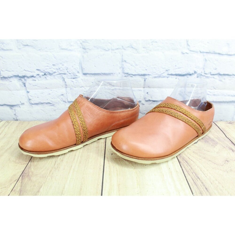 Chaco Harpers Picante Slide Mules Clog Brown Leather Size 8.5 - Picture 2 of 10